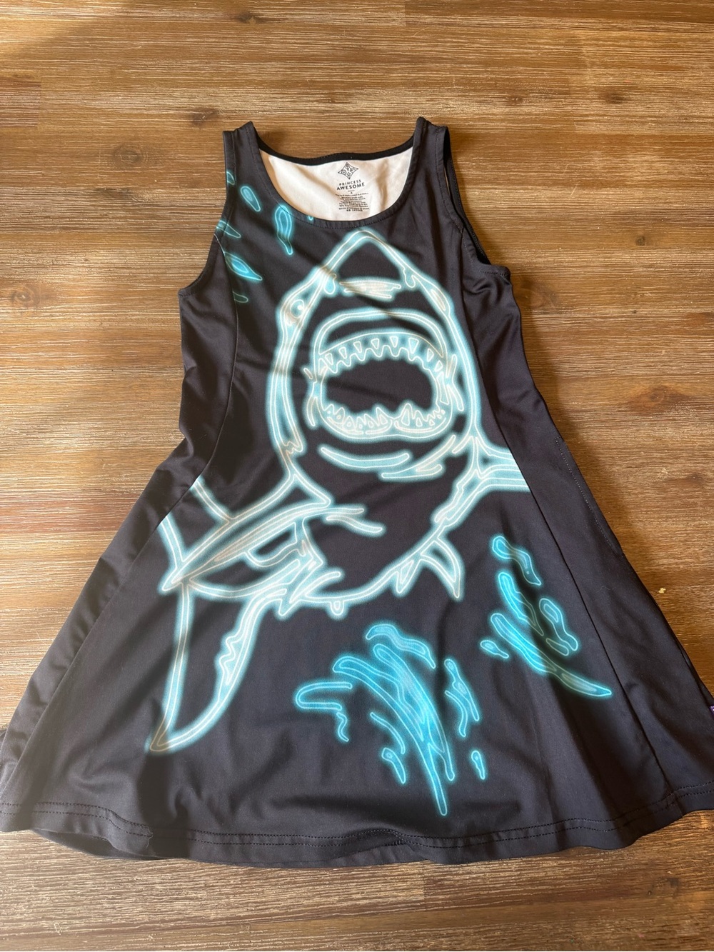 Princess Awesome Shark Dress, 5T
